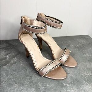 Adrienne Vittadini gracy embellished high heel shoes size 7.5